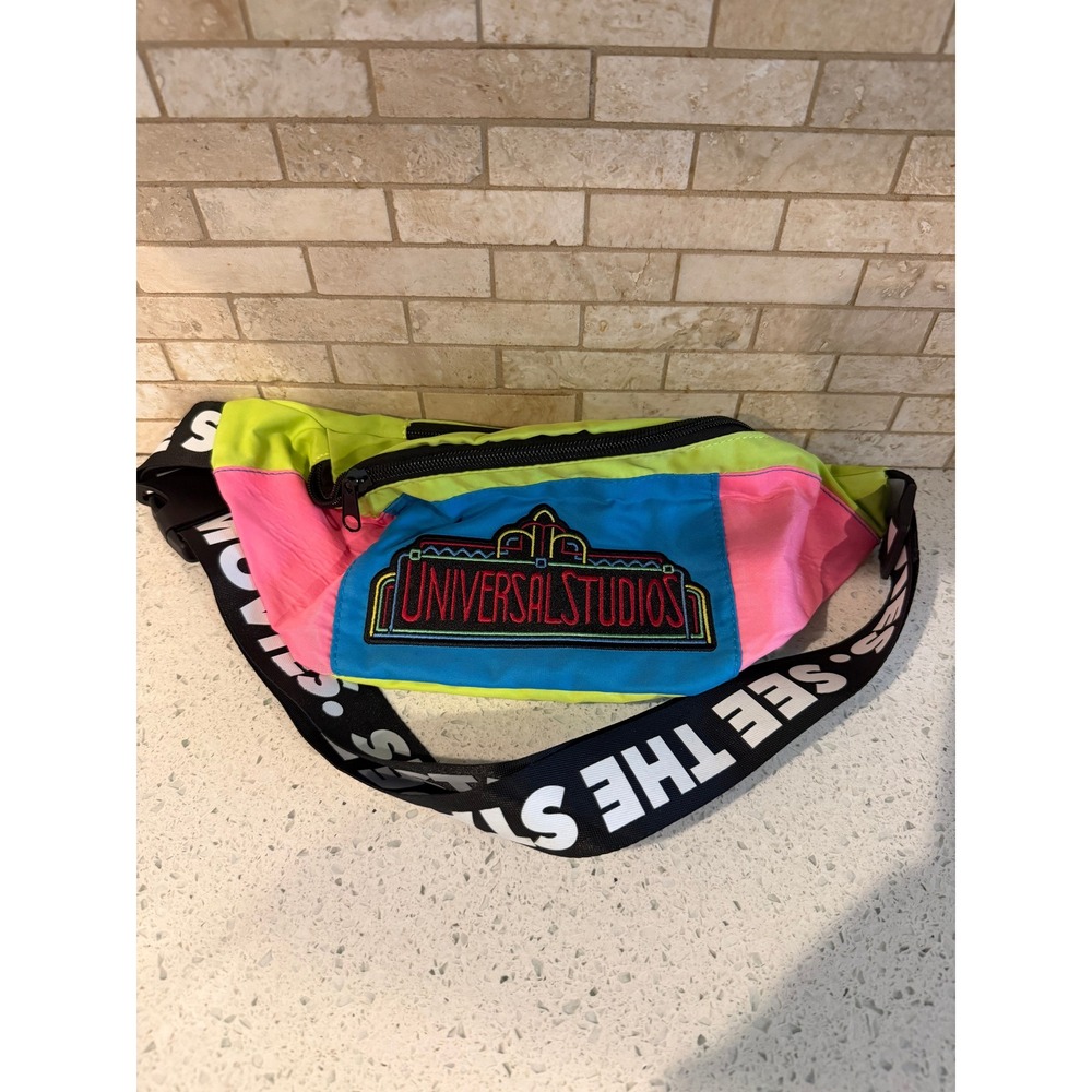 Universal Studios Retro Neon 30th Anniversary Fanny Pack Waist Bag
